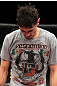 EAST RUTHERFORD, NJ - MAY 05:  Pablo Garza reacts after being defeated by Dennis Bermudez in thier Bantamweight bout at Izod Center on May 5, 2012 in East Rutherford, New Jersey.  (Photo by Josh Hedges/Zuffa LLC/Zuffa LLC via Getty Images)