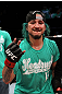 EAST RUTHERFORD, NJ - MAY 05:  Louis Gaudinot celebrates after defeating John Lineker during thier Flyweight bout at Izod Center on May 5, 2012 in East Rutherford, New Jersey.  (Photo by Josh Hedges/Zuffa LLC/Zuffa LLC via Getty Images)