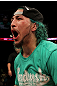 EAST RUTHERFORD, NJ - MAY 05:  Louis Gaudinot celebrates after defeating John Lineker during thier Flyweight bout at Izod Center on May 5, 2012 in East Rutherford, New Jersey.  (Photo by Josh Hedges/Zuffa LLC/Zuffa LLC via Getty Images)