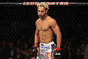 EAST RUTHERFORD, NJ - MAY 05:  Josh Koscheck looks on against Johny Hendricks during thier Welterweight bout at Izod Center on May 5, 2012 in East Rutherford, New Jersey.  (Photo by Josh Hedges/Zuffa LLC/Zuffa LLC via Getty Images)