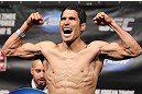 FAIRFAX, VA - MAY 14:  Alex Soto makes weight during the UFC on Fuel TV official weigh in at Patriot Center on May 14, 2012 in Fairfax, Virginia.  (Photo by Josh Hedges/Zuffa LLC/Zuffa LLC via Getty Images)