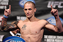FAIRFAX, VA - MAY 14:  Jeff Curran makes weight during the UFC on Fuel TV official weigh in at Patriot Center on May 14, 2012 in Fairfax, Virginia.  (Photo by Josh Hedges/Zuffa LLC/Zuffa LLC via Getty Images)