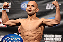 FAIRFAX, VA - MAY 14:  Kamal Shalorus makes weight during the UFC on Fuel TV official weigh in at Patriot Center on May 14, 2012 in Fairfax, Virginia.  (Photo by Josh Hedges/Zuffa LLC/Zuffa LLC via Getty Images)