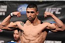 FAIRFAX, VA - MAY 14:  Jorge Lopez makes weight during the UFC on Fuel TV official weigh in at Patriot Center on May 14, 2012 in Fairfax, Virginia.  (Photo by Josh Hedges/Zuffa LLC/Zuffa LLC via Getty Images)