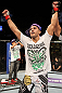 FAIRFAX, VA - MAY 15:  Brad Tavares reacts after defeating Dongi Yang by decision in a middleweight bout during the UFC on Fuel TV event at Patriot Center on May 15, 2012 in Fairfax, Virginia.  (Photo by Josh Hedges/Zuffa LLC/Zuffa LLC via Getty Images)