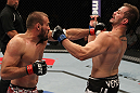 FAIRFAX, VA - MAY 15:  (L-R) Igor Pokrajac punches Fabio Maldonado in a light heavyweight bout during the UFC on Fuel TV event at Patriot Center on May 15, 2012 in Fairfax, Virginia.  (Photo by Josh Hedges/Zuffa LLC/Zuffa LLC via Getty Images)