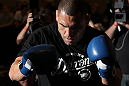 LAS VEGAS, NV - MAY 23:   Cain Velasquez works out for the media and fans during the UFC 146 Open Workouts at MGM Grand on May 23, 2012 in Las Vegas, Nevada.  (Photo by Josh Hedges/Zuffa LLC/Zuffa LLC via Getty Images)