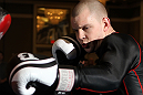 LAS VEGAS, NV - MAY 23:   Stefan Struve works out for the media and fans during the UFC 146 Open Workouts at MGM Grand on May 23, 2012 in Las Vegas, Nevada.  (Photo by Josh Hedges/Zuffa LLC/Zuffa LLC via Getty Images)