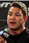 LAS VEGAS, NV - MAY 24:   Shane Del Rosario attends the UFC 146 press conference at MGM Grand on May 24, 2012 in Las Vegas, Nevada.  (Photo by Josh Hedges/Zuffa LLC/Zuffa LLC via Getty Images)