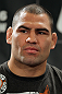 LAS VEGAS, NV - MAY 24:   Former UFC Heavyweight Champion Cain Velasquez attends the UFC 146 press conference at MGM Grand on May 24, 2012 in Las Vegas, Nevada.  (Photo by Josh Hedges/Zuffa LLC/Zuffa LLC via Getty Images)