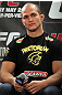LAS VEGAS, NV - MAY 24:   UFC Heavyweight Champion Junior dos Santos attends the UFC 146 press conference at MGM Grand on May 24, 2012 in Las Vegas, Nevada.  (Photo by Josh Hedges/Zuffa LLC/Zuffa LLC via Getty Images)
