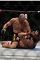 LAS VEGAS, NV - MAY 26:  Glover Teixeira (top) punches Kyle Kingsbury during a light heavyweight bout at UFC 146 at MGM Grand Garden Arena on May 26, 2012 in Las Vegas, Nevada.  (Photo by Josh Hedges/Zuffa LLC/Zuffa LLC via Getty Images)