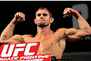 LAS VEGAS, NV - MAY 31:   Daron Cruickshank makes weight during The Ultimate Fighter Live weigh in at the Palms Casino Resort on May 31, 2012 in Las Vegas, Nevada.  (Photo by Josh Hedges/Zuffa LLC/Zuffa LLC via Getty Images)  *** Local Caption *** Daron Cruickshank