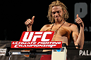 LAS VEGAS, NV - MAY 31:   Jonathan Brookins makes weight during The Ultimate Fighter Live weigh in at the Palms Casino Resort on May 31, 2012 in Las Vegas, Nevada.  (Photo by Josh Hedges/Zuffa LLC/Zuffa LLC via Getty Images)  *** Local Caption *** Jonathan Brookins