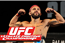 LAS VEGAS, NV - MAY 31:   Sam Sicilia makes weight during The Ultimate Fighter Live weigh in at the Palms Casino Resort on May 31, 2012 in Las Vegas, Nevada.  (Photo by Josh Hedges/Zuffa LLC/Zuffa LLC via Getty Images)  *** Local Caption *** Sam Sicilia