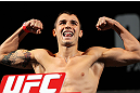 LAS VEGAS, NV - MAY 31:   Myles Jury makes weight during The Ultimate Fighter Live weigh in at the Palms Casino Resort on May 31, 2012 in Las Vegas, Nevada.  (Photo by Josh Hedges/Zuffa LLC/Zuffa LLC via Getty Images)  *** Local Caption *** Myles Jury