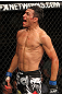 LAS VEGAS, NV - JUNE 01:   Charles Oliveira reacts to his submission victory in a Featherweight bout during The Ultimate Fighter Live Finale at the Pearl Theater at the Palms Casino Resort on June 1, 2012 in Las Vegas, Nevada.  (Photo by Josh Hedges/Zuffa LLC/Zuffa LLC via Getty Images)  *** Local Caption *** Charles Oliveira