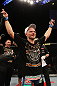 LAS VEGAS, NV - JUNE 01:   Martin Kampmann reacts to his victory over Jake Ellenberger in a Welterweight bout during The Ultimate Fighter Live Finale at the Pearl Theater at the Palms Casino Resort on June 1, 2012 in Las Vegas, Nevada.  (Photo by Josh Hedges/Zuffa LLC/Zuffa LLC via Getty Images)  *** Local Caption ***  Martin Kampmann
