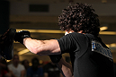 SUNRISE, FL - JUNE 06:   Charlie Brenneman works out for fans and media during the UFC open workouts at Sawgrass Mills Mall on June 6, 2012 in Sunrise, Florida.  (Photo by Josh Hedges/Zuffa LLC/Zuffa LLC via Getty Images)