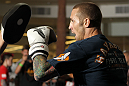 SUNRISE, FL - JUNE 06:   Eddie Wineland works out for fans and media during the UFC open workouts at Sawgrass Mills Mall on June 6, 2012 in Sunrise, Florida.  (Photo by Josh Hedges/Zuffa LLC/Zuffa LLC via Getty Images)