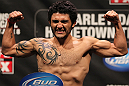 SUNRISE, FL - JUNE 07:   Henry Martinez makes weight during the UFC on FX 3 official weigh in at Bank Atlantic Center on June 7, 2012 in Sunrise, Florida.  (Photo by Josh Hedges/Zuffa LLC/Zuffa LLC via Getty Images)