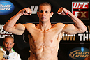 SUNRISE, FL - JUNE 07:   Seth Baczynski makes weight during the UFC on FX 3 official weigh in at Bank Atlantic Center on June 7, 2012 in Sunrise, Florida.  (Photo by Josh Hedges/Zuffa LLC/Zuffa LLC via Getty Images)