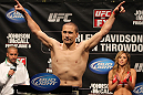 SUNRISE, FL - JUNE 07:   Mike Pierce makes weight during the UFC on FX 3 official weigh in at Bank Atlantic Center on June 7, 2012 in Sunrise, Florida.  (Photo by Josh Hedges/Zuffa LLC/Zuffa LLC via Getty Images)