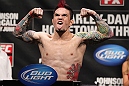 SUNRISE, FL - JUNE 07:   Scott Jorgensen makes weight during the UFC on FX 3 official weigh in at Bank Atlantic Center on June 7, 2012 in Sunrise, Florida.  (Photo by Josh Hedges/Zuffa LLC/Zuffa LLC via Getty Images)