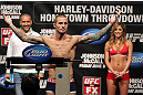 SUNRISE, FL - JUNE 07:   Eddie Wineland makes weight during the UFC on FX 3 official weigh in at Bank Atlantic Center on June 7, 2012 in Sunrise, Florida.  (Photo by Josh Hedges/Zuffa LLC/Zuffa LLC via Getty Images)