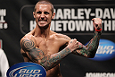 SUNRISE, FL - JUNE 07:   Eddie Wineland makes weight during the UFC on FX 3 official weigh in at Bank Atlantic Center on June 7, 2012 in Sunrise, Florida.  (Photo by Josh Hedges/Zuffa LLC/Zuffa LLC via Getty Images)