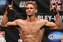 SUNRISE, FL - JUNE 07:   Mike Pyle makes weight during the UFC on FX 3 official weigh in at Bank Atlantic Center on June 7, 2012 in Sunrise, Florida.  (Photo by Josh Hedges/Zuffa LLC/Zuffa LLC via Getty Images)