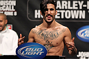SUNRISE, FL - JUNE 07:   Ian McCall makes weight during the UFC on FX 3 official weigh in at Bank Atlantic Center on June 7, 2012 in Sunrise, Florida.  (Photo by Josh Hedges/Zuffa LLC/Zuffa LLC via Getty Images)