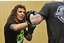ATLANTIC CITY, NJ - JUNE 20: Clay Guida trains for a photograph after an open workout prior to UFC on FX at Revel Casino in Atlantic City, New Jersey. (Photo by Drew Hallowell/Zuffa LLC/Zuffa LLC via Getty Images)