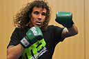 ATLANTIC CITY, NJ - JUNE 20: Clay Guida trains for a photograph after an open workout prior to UFC on FX at Revel Casino in Atlantic City, New Jersey. (Photo by Drew Hallowell/Zuffa LLC/Zuffa LLC via Getty Images)