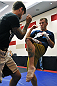 ATLANTIC CITY, NJ - JUNE 20: Spencer Fisher trains during an open workout prior to UFC on FX at Revel Casino in Atlantic City, New Jersey. (Photo by Drew Hallowell/Zuffa LLC/Zuffa LLC via Getty Images)