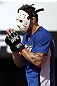 BELO HORIZONTE, BRAZIL - JUNE 20:   Rony Mariano Bezerra works out for the fans and media during the UFC 147 open workouts at Praca da Estacao on June 20, 2012 in Belo Horizonte, Brazil.  (Photo by Josh Hedges/Zuffa LLC/Zuffa LLC via Getty Images)