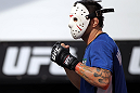 BELO HORIZONTE, BRAZIL - JUNE 20:   Rony Mariano Bezerra works out for the fans and media during the UFC 147 open workouts at Praca da Estacao on June 20, 2012 in Belo Horizonte, Brazil.  (Photo by Josh Hedges/Zuffa LLC/Zuffa LLC via Getty Images)