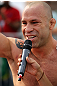 BELO HORIZONTE, BRAZIL - JUNE 20:   Wanderlei Silva works out for the fans and media during the UFC 147 open workouts at Praca da Estacao on June 20, 2012 in Belo Horizonte, Brazil.  (Photo by Josh Hedges/Zuffa LLC/Zuffa LLC via Getty Images)