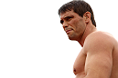 BELO HORIZONTE, BRAZIL - JUNE 20:   Rich Franklin works out for the fans and media during the UFC 147 open workouts at Praca da Estacao on June 20, 2012 in Belo Horizonte, Brazil.  (Photo by Josh Hedges/Zuffa LLC/Zuffa LLC via Getty Images)