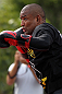 BELO HORIZONTE, BRAZIL - JUNE 20:   Sergio Moraes works out for the fans and media during the UFC 147 open workouts at Praca da Estacao on June 20, 2012 in Belo Horizonte, Brazil.  (Photo by Josh Hedges/Zuffa LLC/Zuffa LLC via Getty Images)