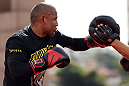 BELO HORIZONTE, BRAZIL - JUNE 20:   Sergio Moraes works out for the fans and media during the UFC 147 open workouts at Praca da Estacao on June 20, 2012 in Belo Horizonte, Brazil.  (Photo by Josh Hedges/Zuffa LLC/Zuffa LLC via Getty Images)