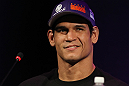BELO HORIZONTE, BRAZIL - JUNE 21:   Cezar "Mutante" Ferreira attends the UFC 147 press conference at Ouro Minas Palace on June 21, 2012 in Belo Horizonte, Brazil.  (Photo by Josh Hedges/Zuffa LLC/Zuffa LLC via Getty Images)