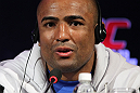 BELO HORIZONTE, BRAZIL - JUNE 21:   Sergio "Serginho" Moraes attends the UFC 147 press conference at Ouro Minas Palace on June 21, 2012 in Belo Horizonte, Brazil.  (Photo by Josh Hedges/Zuffa LLC/Zuffa LLC via Getty Images)