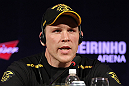 BELO HORIZONTE, BRAZIL - JUNE 21:   Mike Russow attends the UFC 147 press conference at Ouro Minas Palace on June 21, 2012 in Belo Horizonte, Brazil.  (Photo by Josh Hedges/Zuffa LLC/Zuffa LLC via Getty Images)