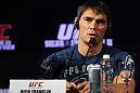 BELO HORIZONTE, BRAZIL - JUNE 21:   Rich Franklin attends the UFC 147 press conference at Ouro Minas Palace on June 21, 2012 in Belo Horizonte, Brazil.  (Photo by Josh Hedges/Zuffa LLC/Zuffa LLC via Getty Images)