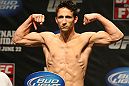 ATLANTIC CITY, NJ - JUNE 21: Ken Stone flexes after making weight during the UFC on FX official weigh in at Revel Casino on June 21, 2012 in Atlantic City, New Jersey.  (Photo by Nick Laham/Zuffa LLC/Zuffa LLC via Getty Images)