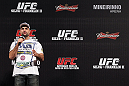 BELO HORIZONTE, BRAZIL - JUNE 22:   Mauricio "Shogun" Rua interacts with fans during a Q&A session before the UFC 147 weigh in at Est&Atilde;&iexcl;dio Jornalista Felipe Drummond on June 22, 2012 in Belo Horizonte, Brazil.  (Photo by Josh Hedges/Zuffa LLC/Zuffa LLC via Getty Images)