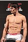 BELO HORIZONTE, BRAZIL - JUNE 22:   Rodrigo Damm makes weight during the UFC 147 weigh in at Est&Atilde;&iexcl;dio Jornalista Felipe Drummond on June 22, 2012 in Belo Horizonte, Brazil.  (Photo by Josh Hedges/Zuffa LLC/Zuffa LLC via Getty Images)