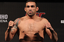 BELO HORIZONTE, BRAZIL - JUNE 22:   Fabricio Werdum makes weight during the UFC 147 weigh in at Estadio Jornalista Felipe Drummond on June 22, 2012 in Belo Horizonte, Brazil.  (Photo by Josh Hedges/Zuffa LLC/Zuffa LLC via Getty Images)