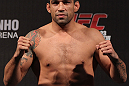 BELO HORIZONTE, BRAZIL - JUNE 22:   Fabricio Werdum makes weight during the UFC 147 weigh in at Estadio Jornalista Felipe Drummond on June 22, 2012 in Belo Horizonte, Brazil.  (Photo by Josh Hedges/Zuffa LLC/Zuffa LLC via Getty Images)